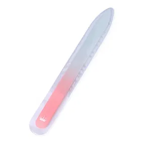 Professional Glass Nail Filer-Double-Sided Etched Fingernail Filer (Manicure Tool)